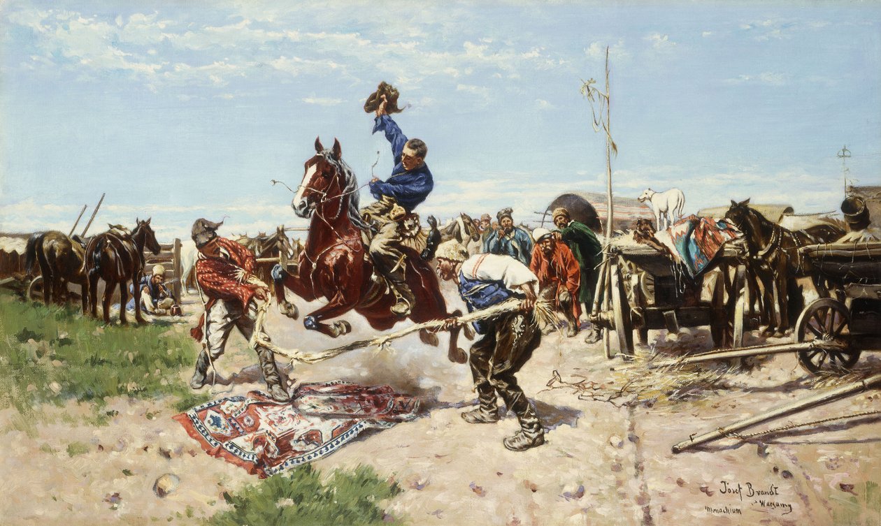 Kozáci ve hře, od Jozef Brandt