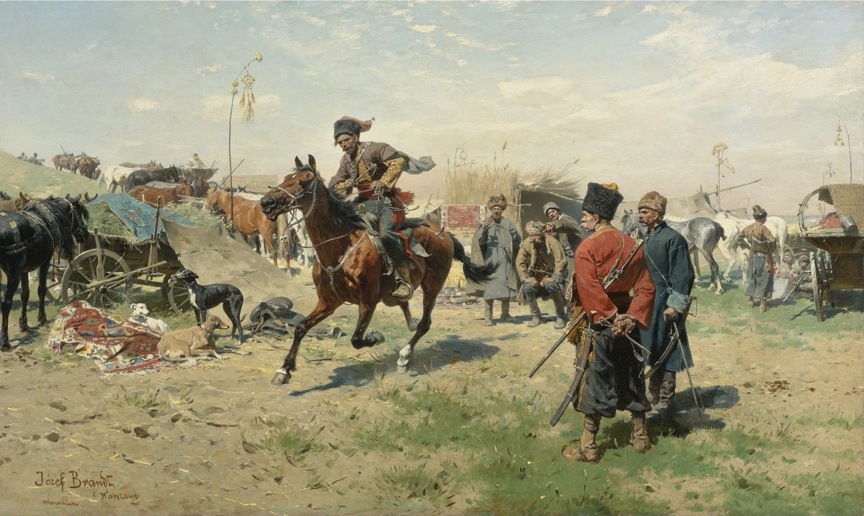Záporožští kozáci od Jozef Brandt