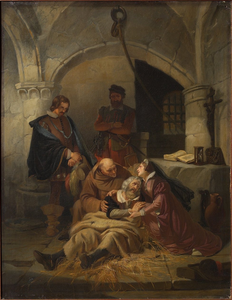 Godmaert ve vězení od Jozef Geirnaert