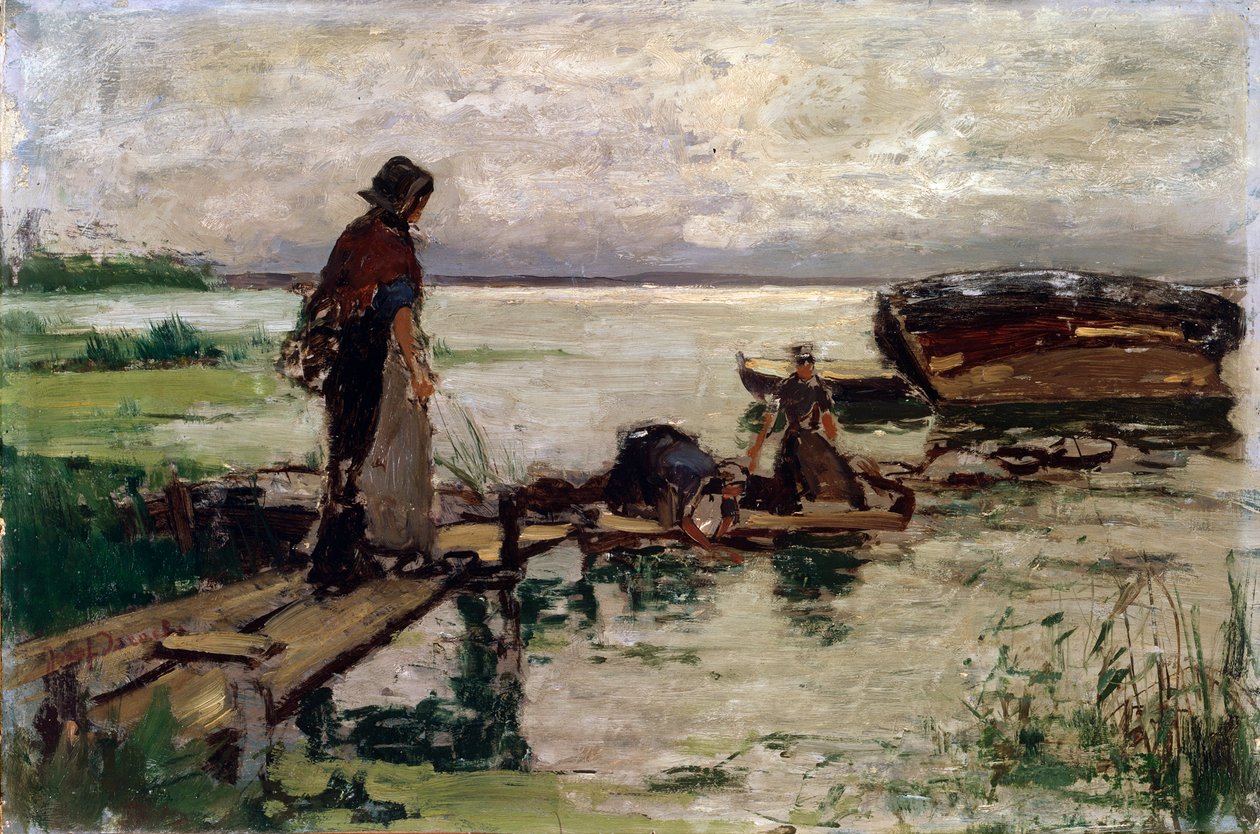 Na pobřeží, 19. nebo začátek 20. století od Jozef Israëls