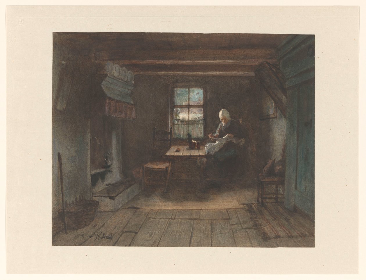 Farmhousebinnen od Jozef Israëls