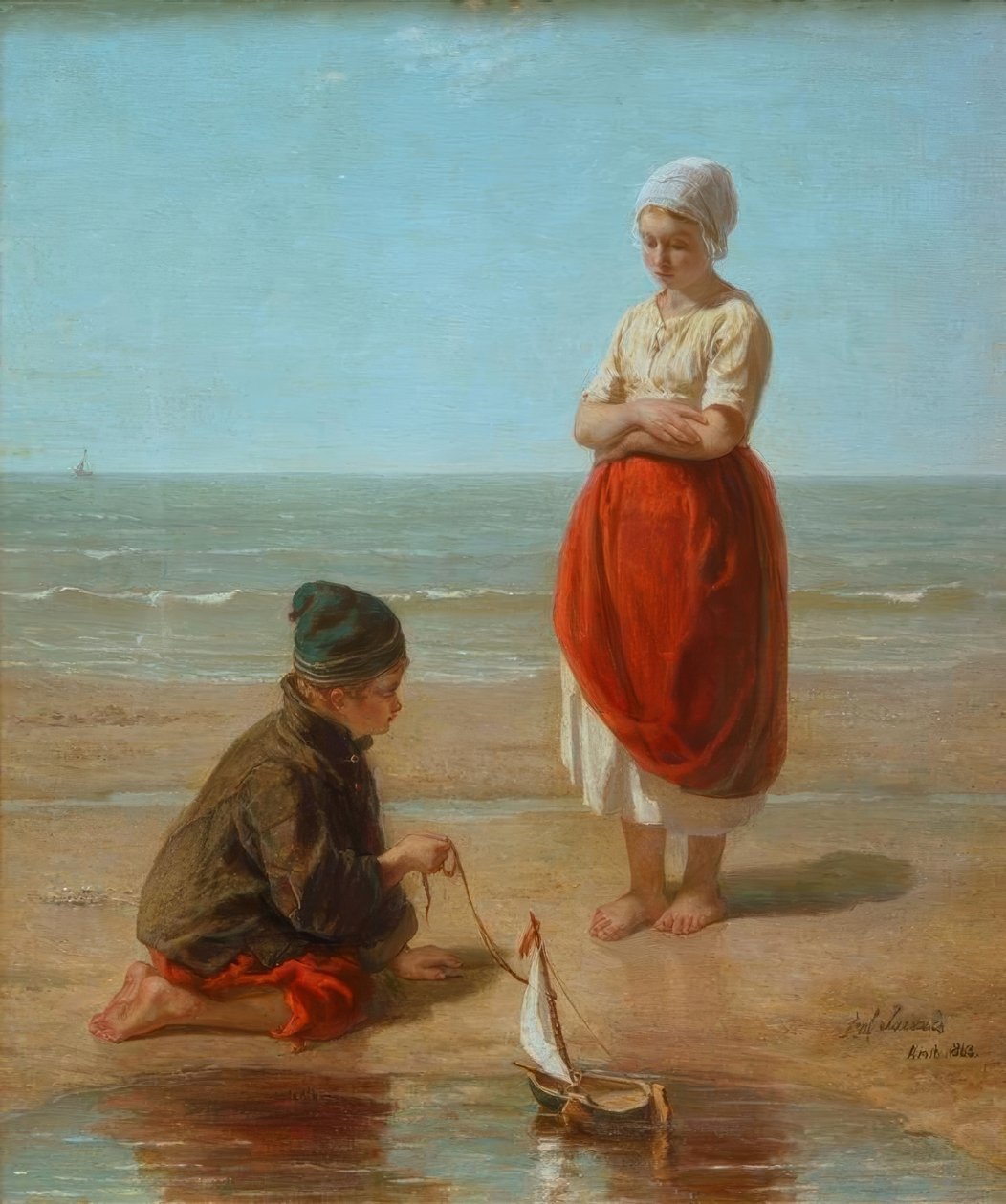 Rybářské děti / Děti moře od Jozef Israëls