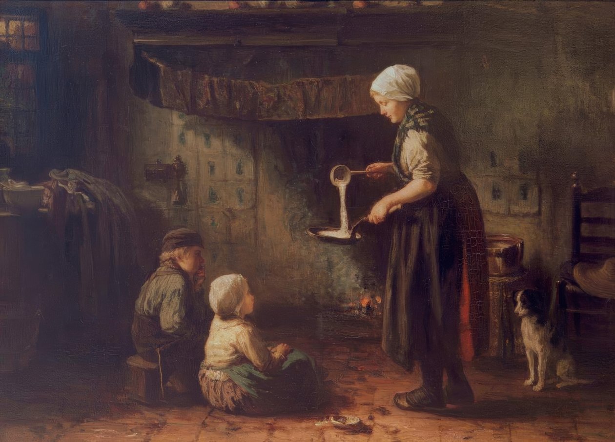 La Fête de Jeanne / Palačinka od Jozef Israëls