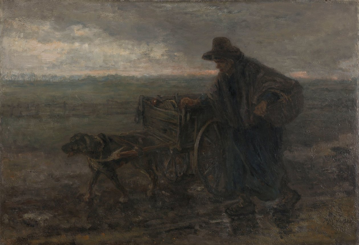 On Country Roads and Fields (původní název) od Jozef Israëls