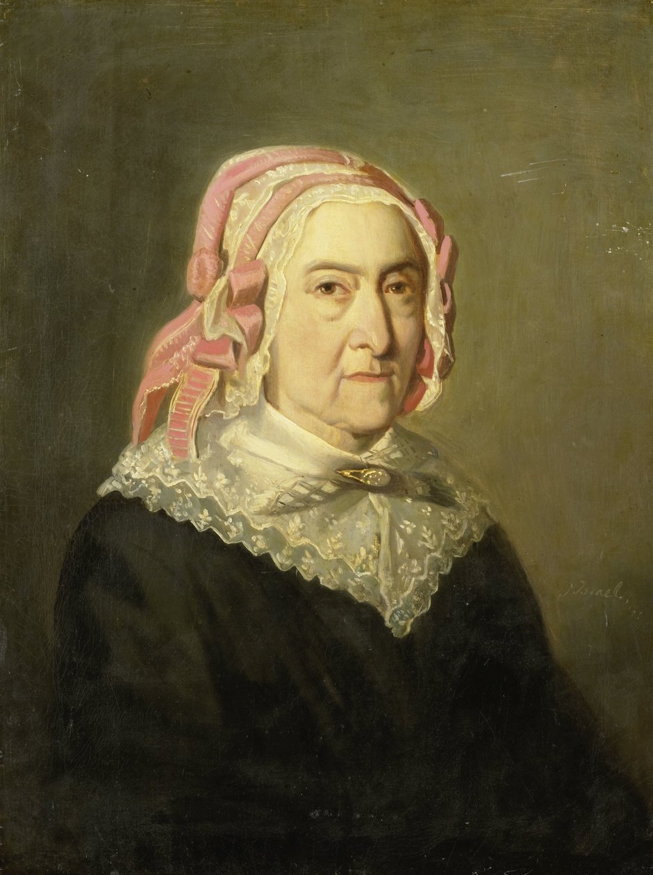 Sientje Nijkerk-Servaas ve věku 90 let, 1857 od Jozef Israëls