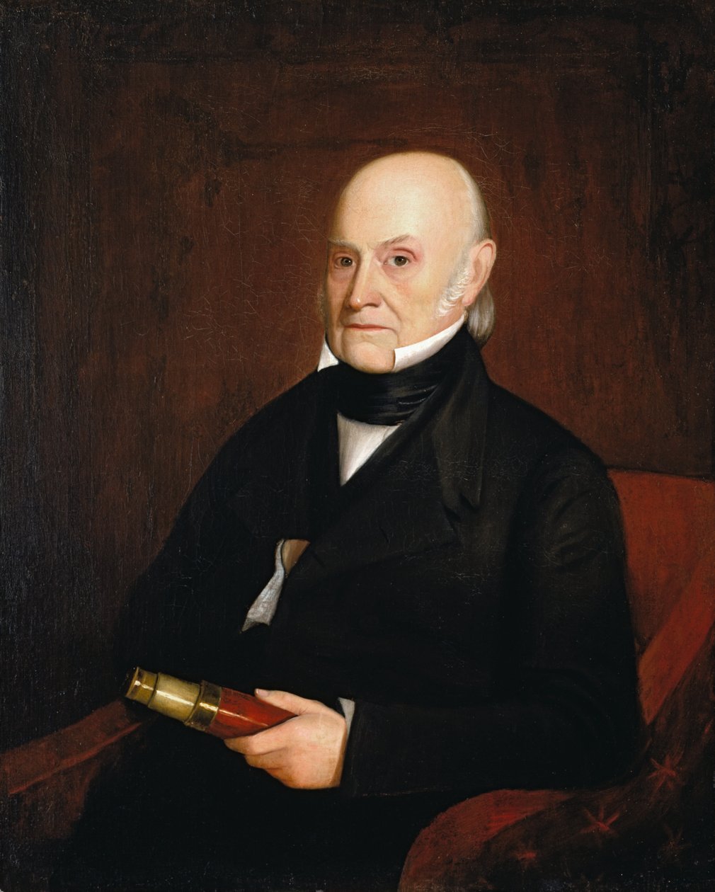 Portrét Johna Quincyho Adamse, 6. prezidenta USA (1767-1848) od Jr. William Hudson