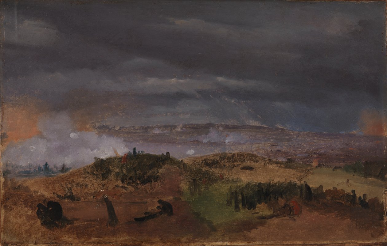 Bitva u Istedu 25. července 1850. Studie od Jørgen V. Sonne