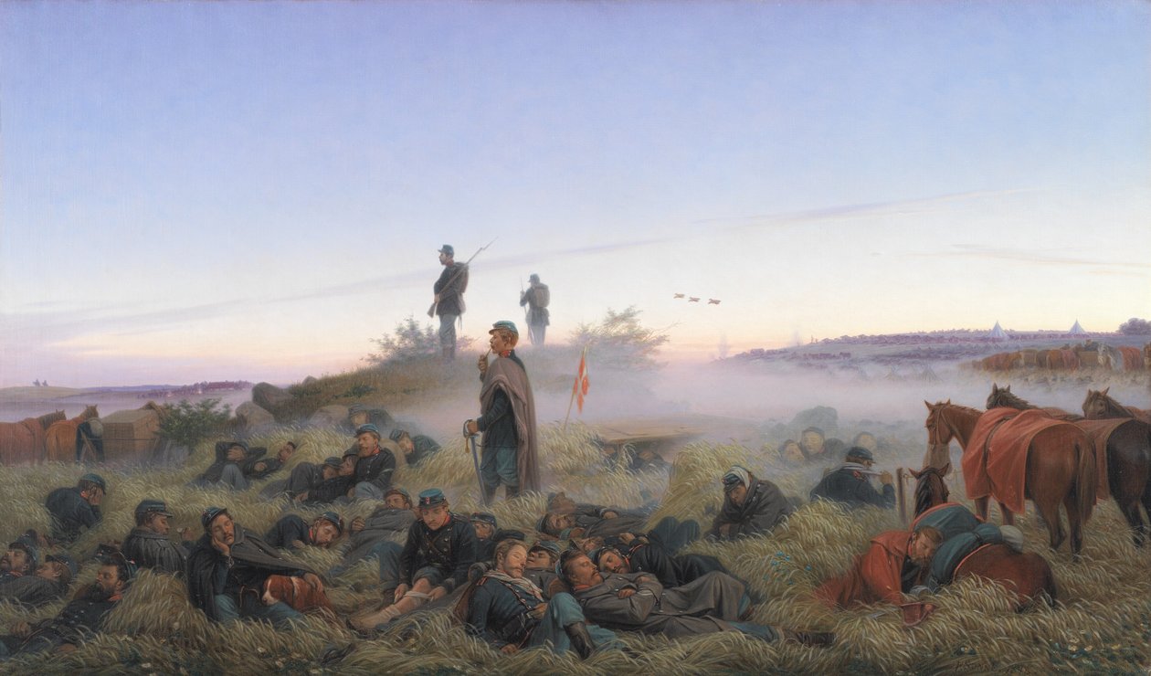 Ráno po bitvě u Istedu 25. července 1850 od Jørgen V. Sonne