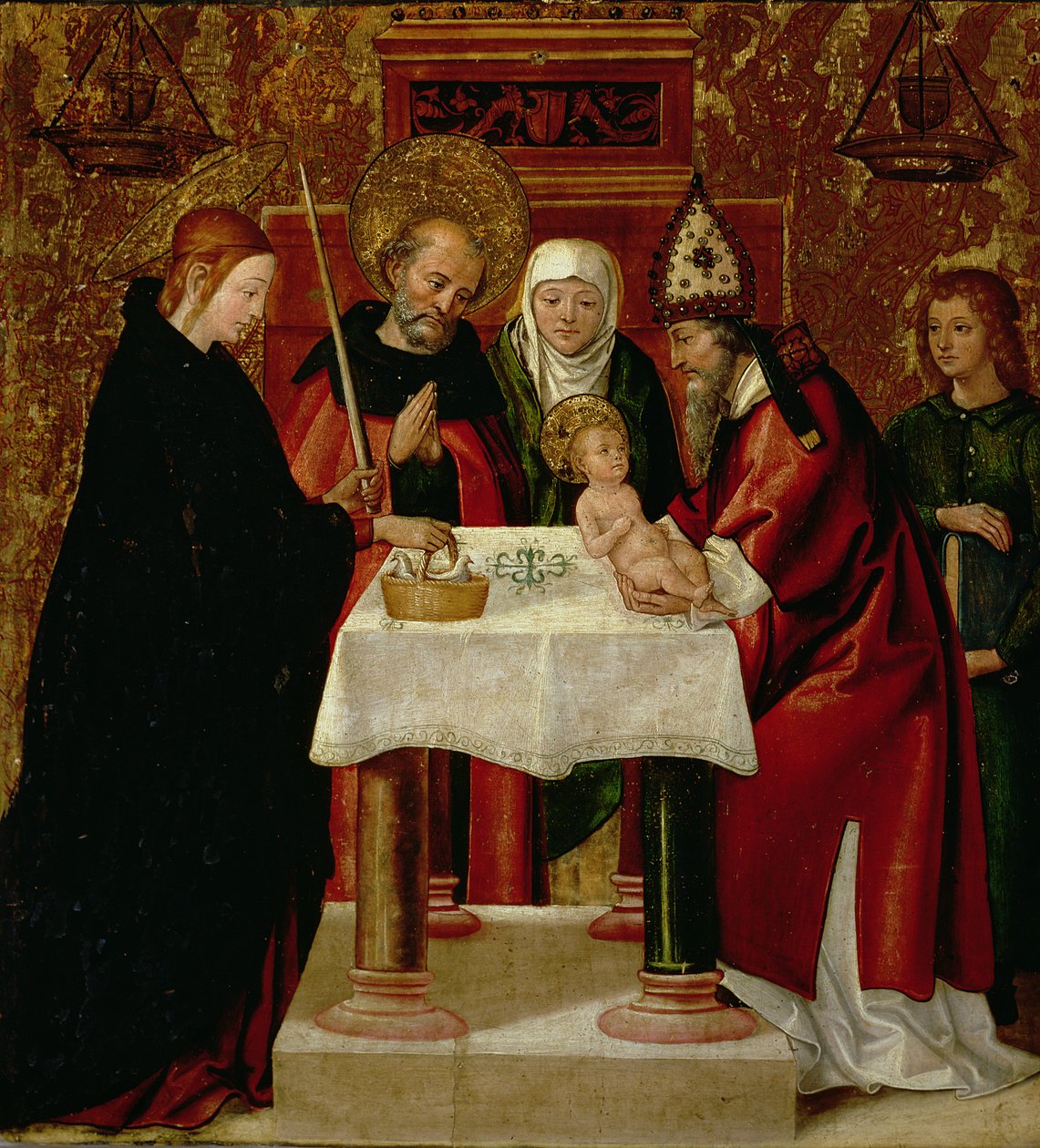 Obřízka a představení v chrámu, c.1535 od Juan de Borgoña