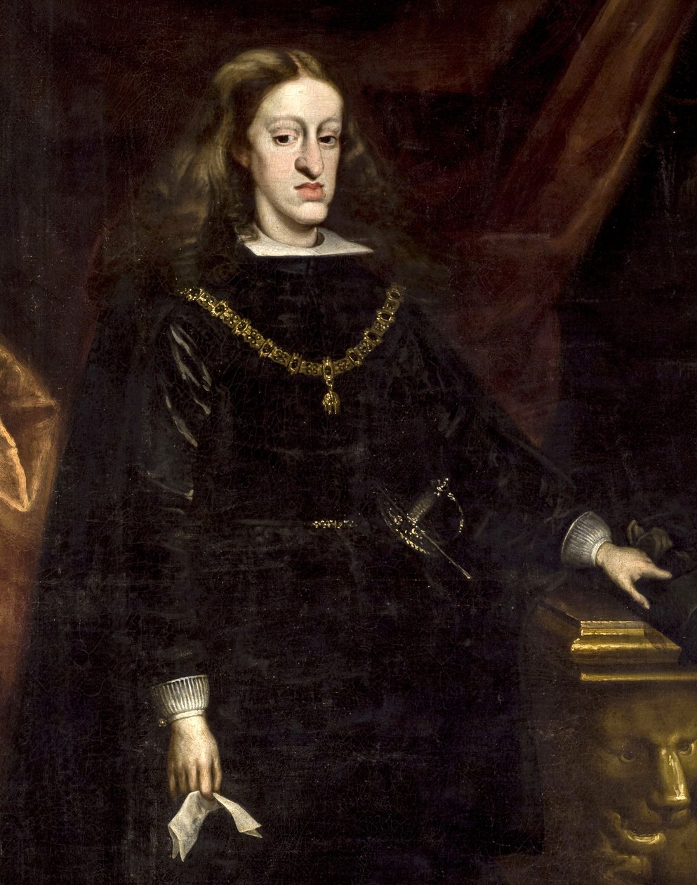 Španělský král Karel II. (1661-1700) od Juan Carreño de Miranda
