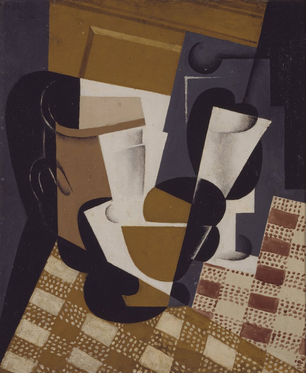 Džbán a sklo od Juan Gris