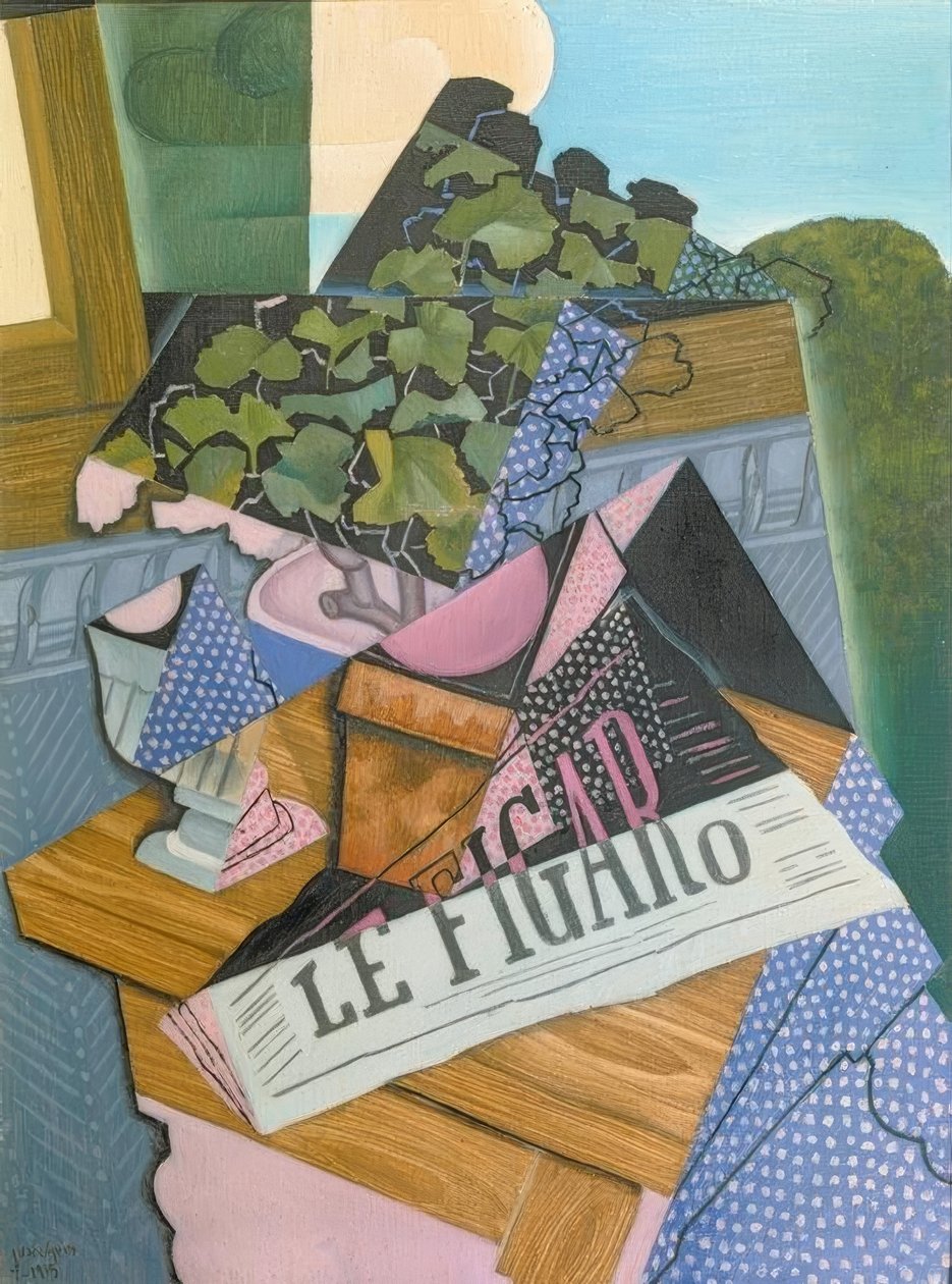 Hrnec pelargónie od Juan Gris