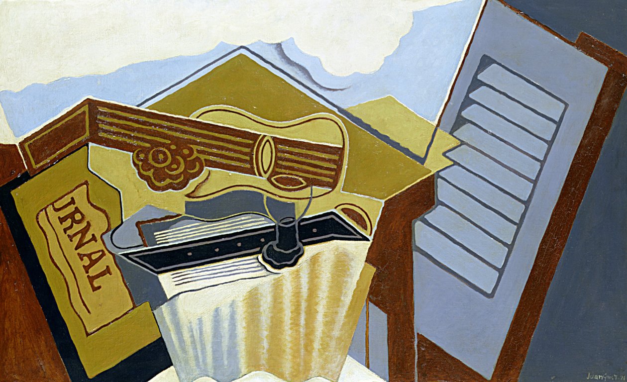 Zátiší s bílým mrakem od Juan Gris