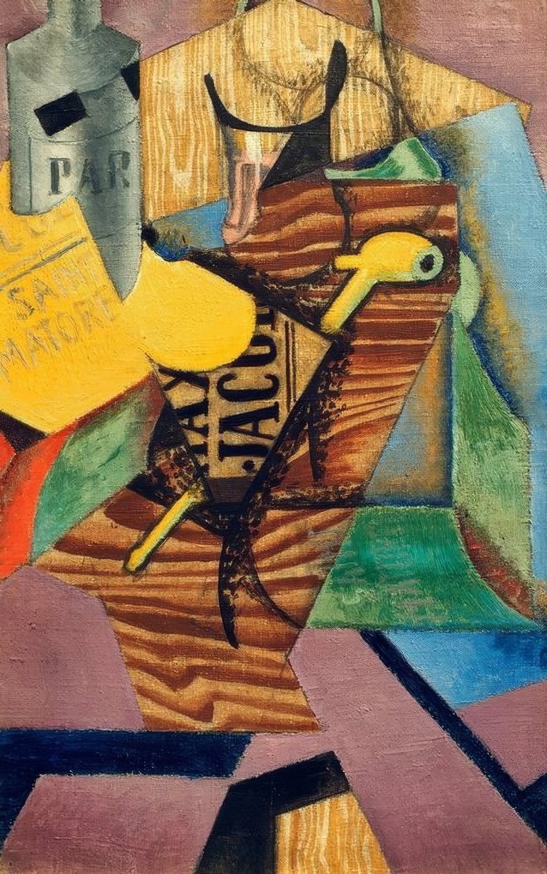Zátiší s knihou (Saint Matorel) od Juan Gris