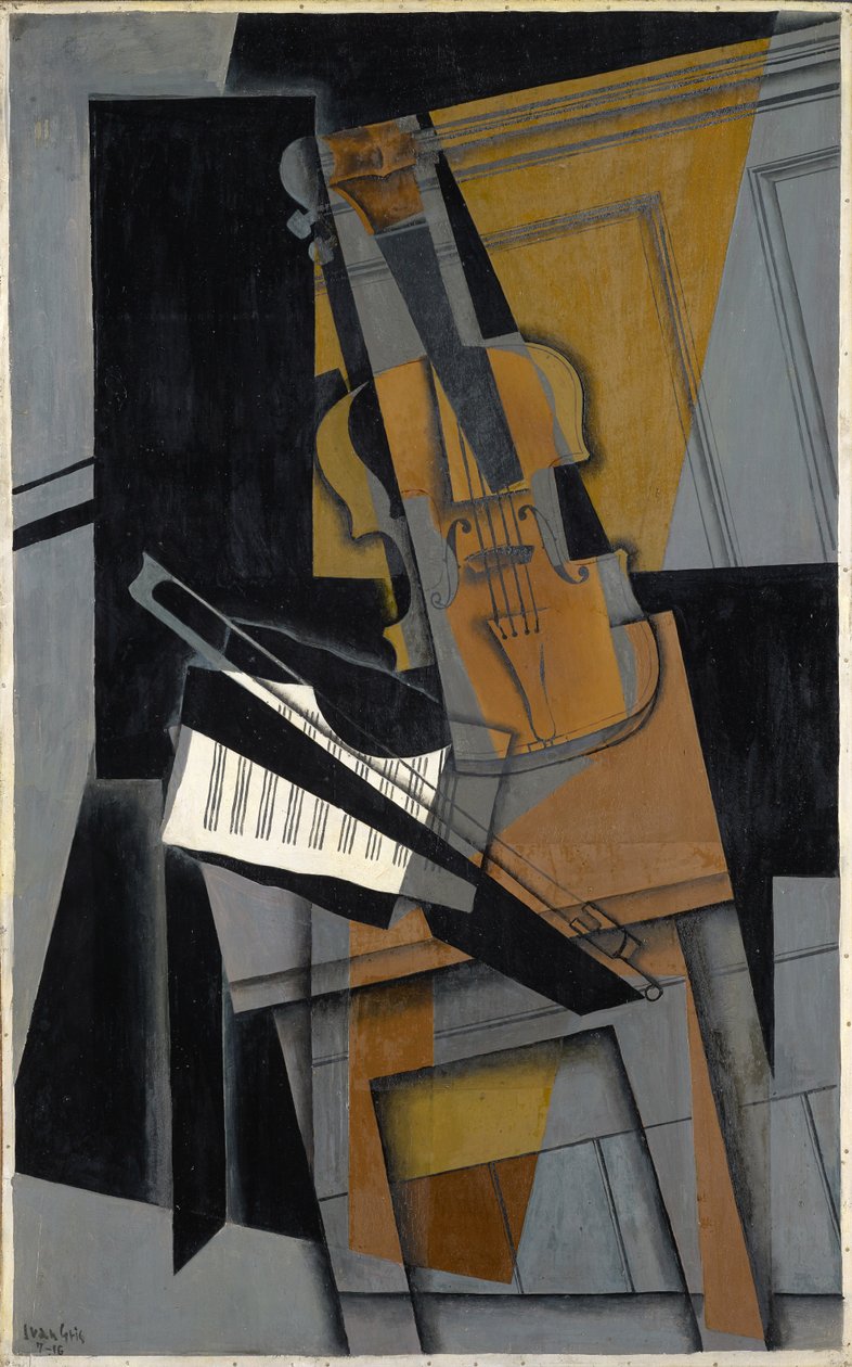 Housle, 1916 od Juan Gris