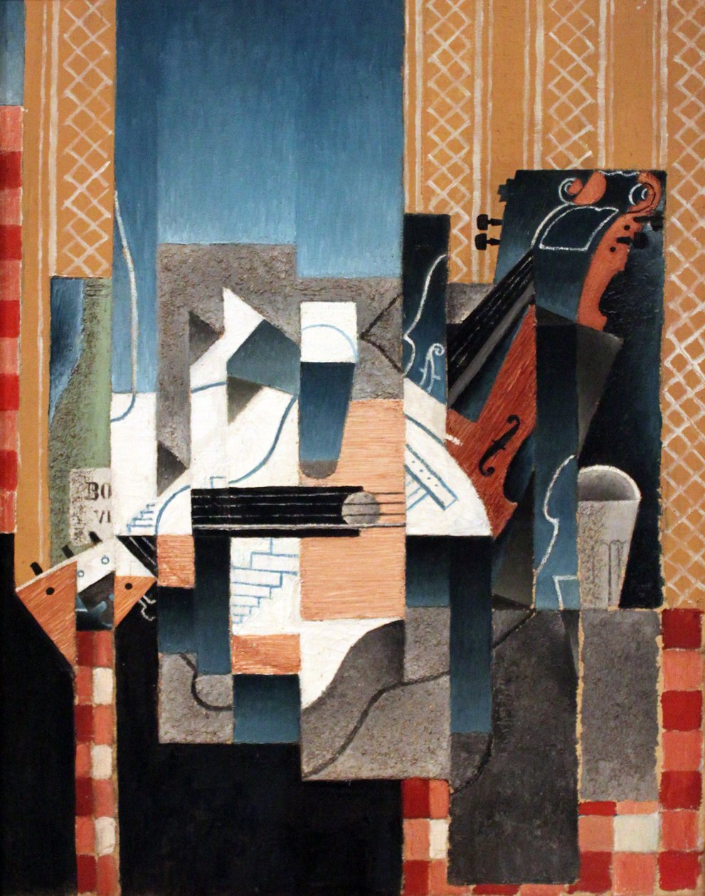 Housle a kytara od Juan Gris