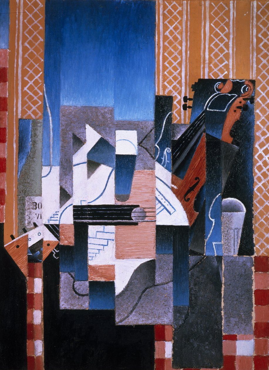 Housle a kytara od Juan Gris