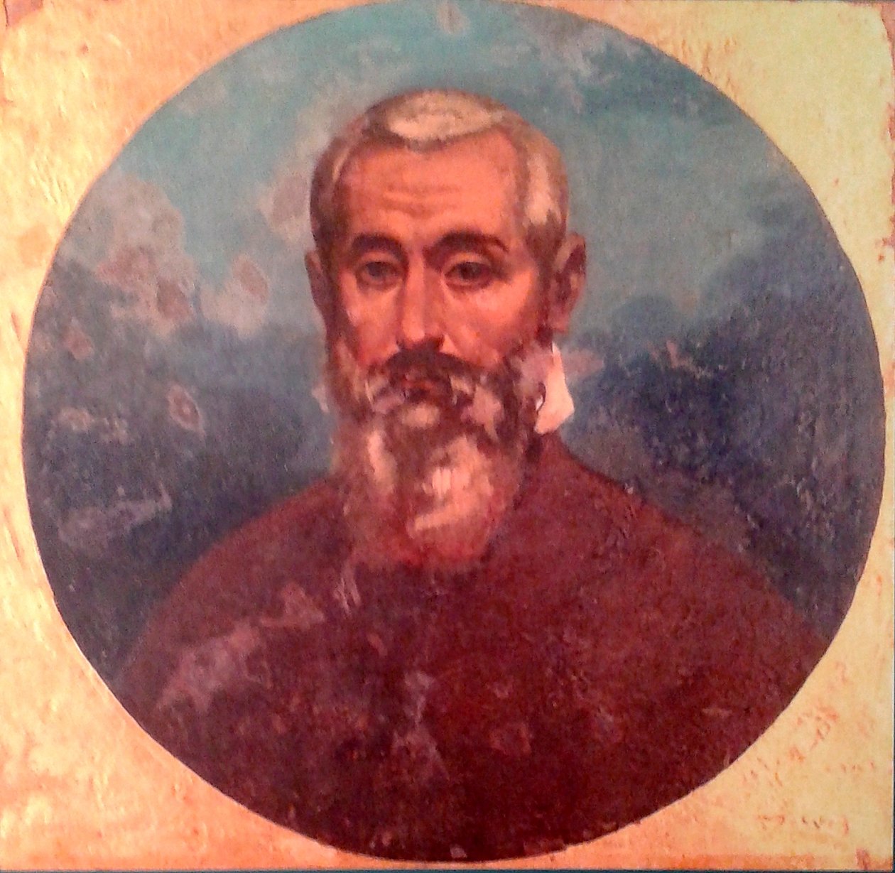 Portrét italského malíře Jacopa Tintoretta od Juan Leon Palliere