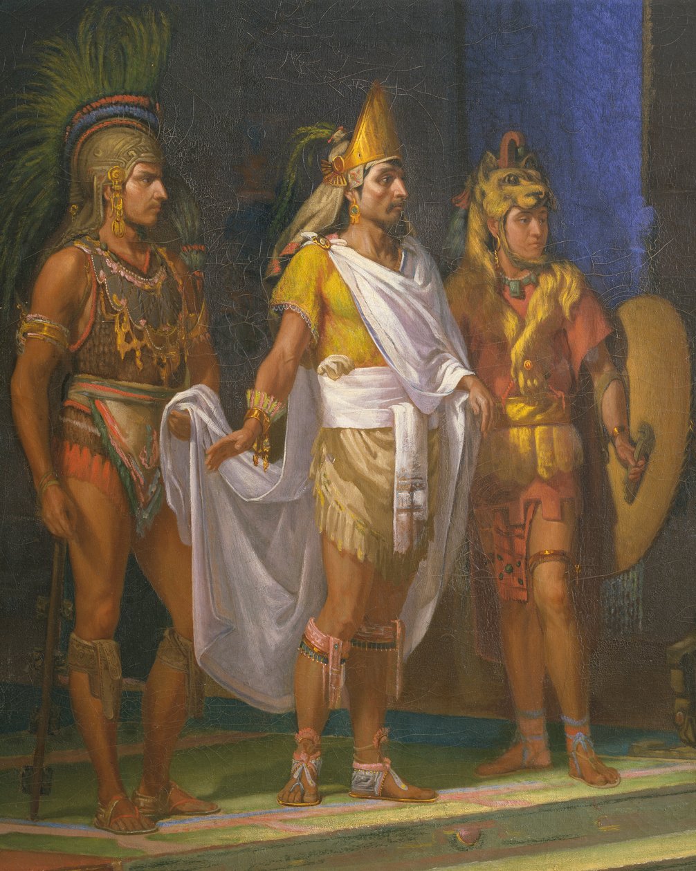 Císař Montezuma II (asi 1470-1520) od Juan Ortega