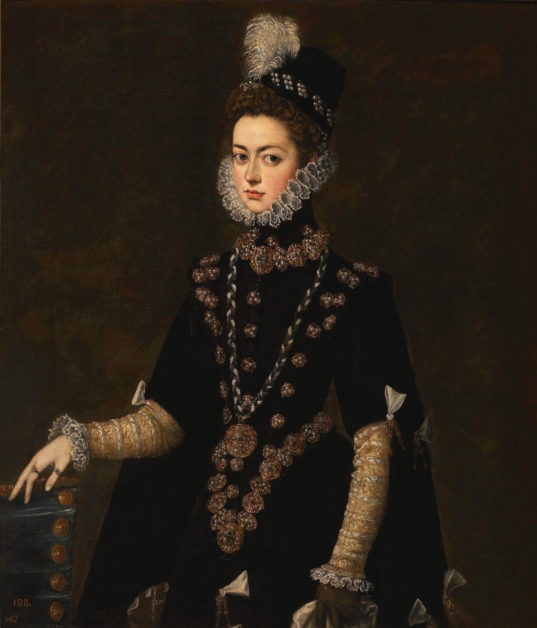 Infanta Catalina Micaela Rakouska od Juan Pantoja de la Cruz