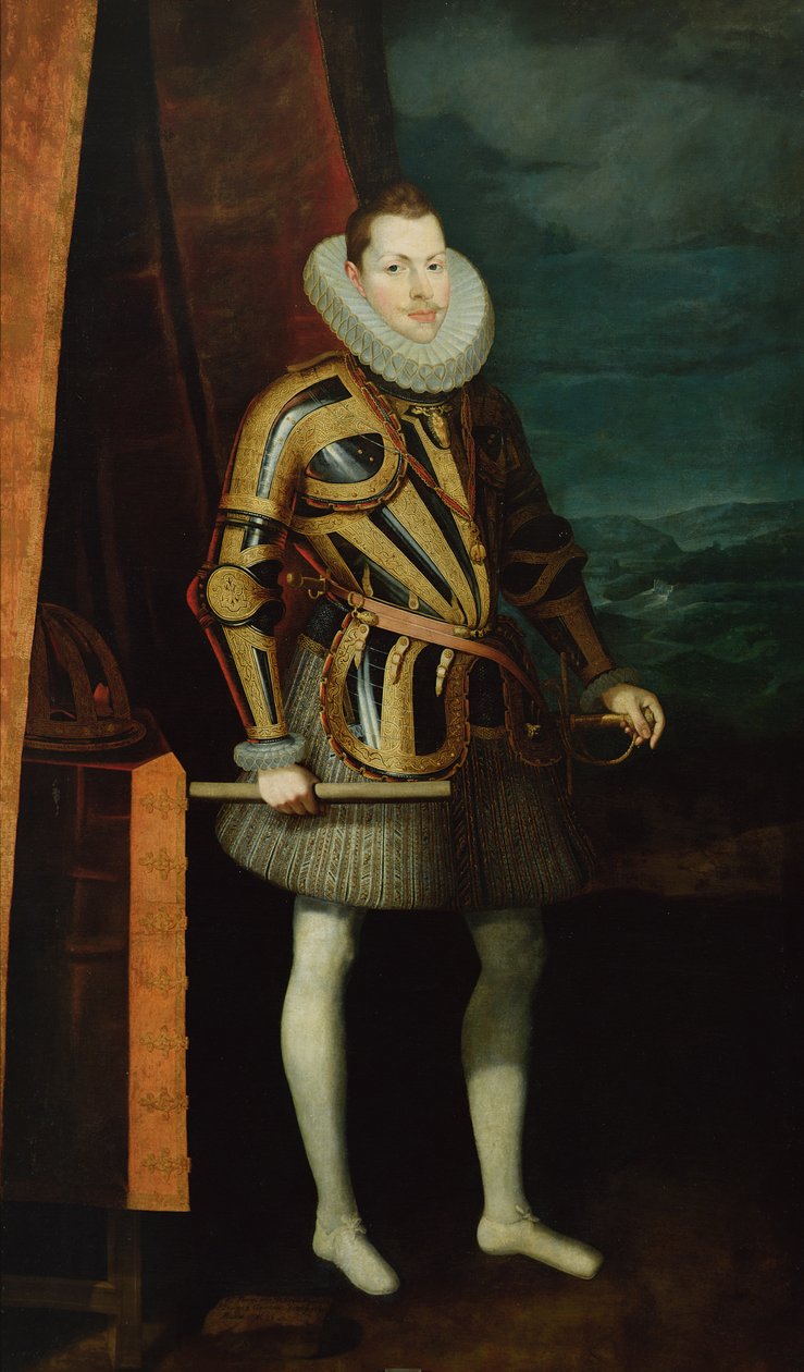 Filip III (1578-1621) španělský král, 1606 od Juan Pantoja de la Cruz