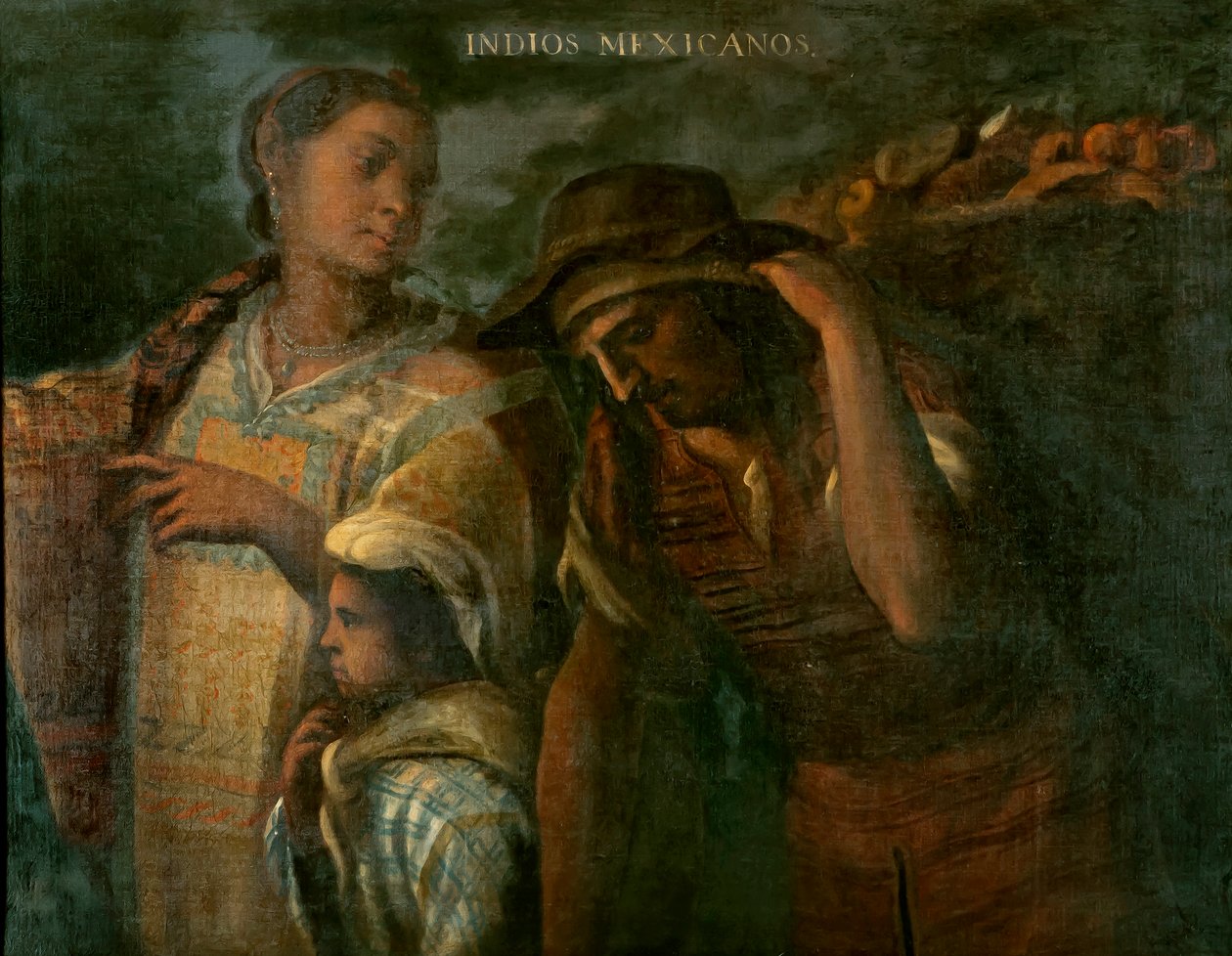Mexičtí indiáni, cca 1715 od Juan Rodríguez Juárez