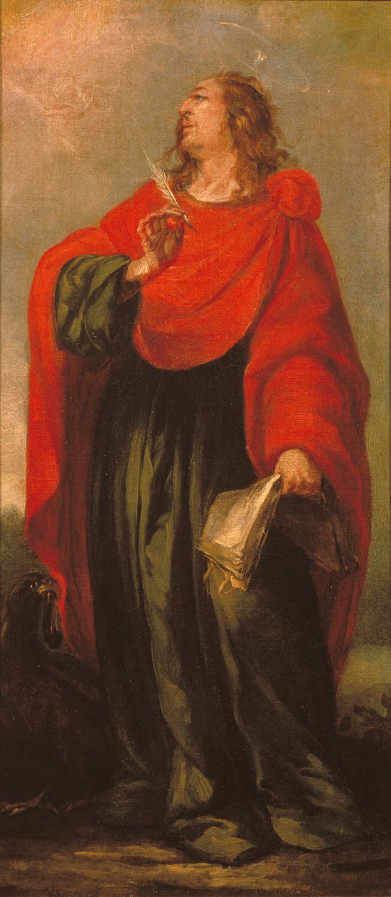 Svatý Jan evangelista od Juan Valdés de Leal