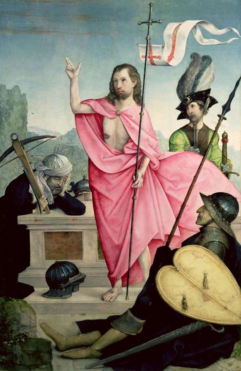 Vzkříšení (tempera na panelu) od Juan de Flandes