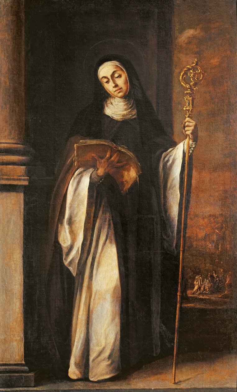 St. Paula nebo Abatyše, 1655 od Juan de Valdes Leal