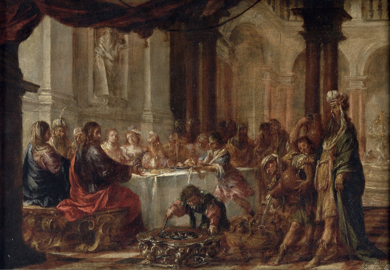 Svatba v Káně, 1660 od Juan de Valdes Leal