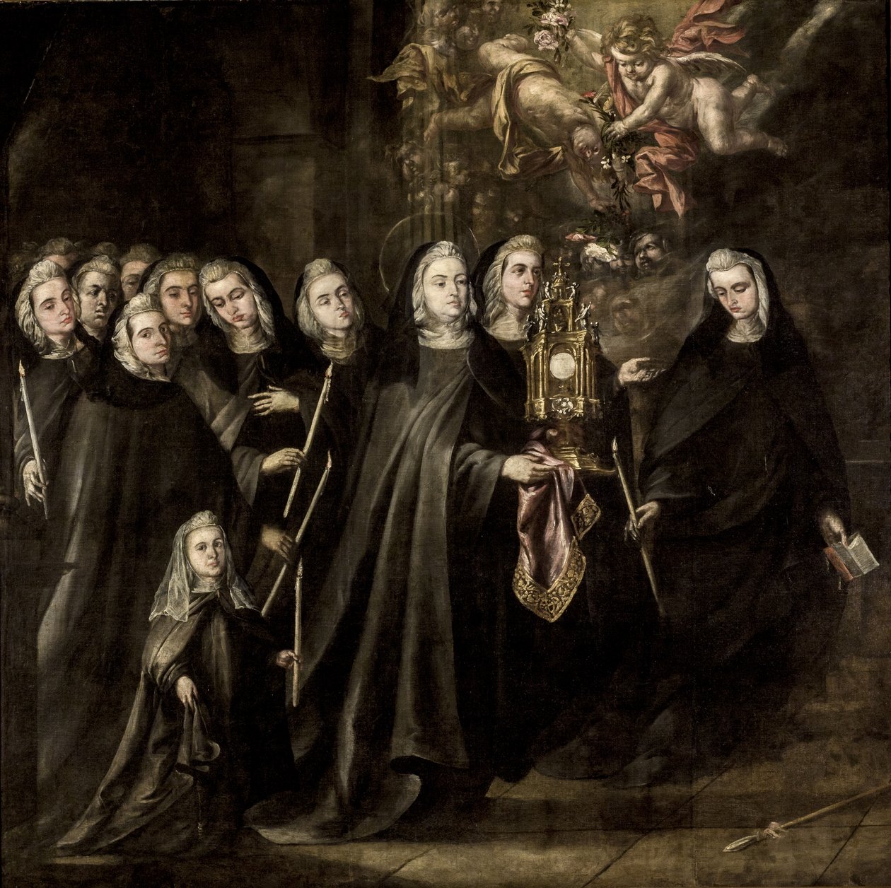 Procesí svaté Kláry z Assisi od Juan de Valdés Leal  