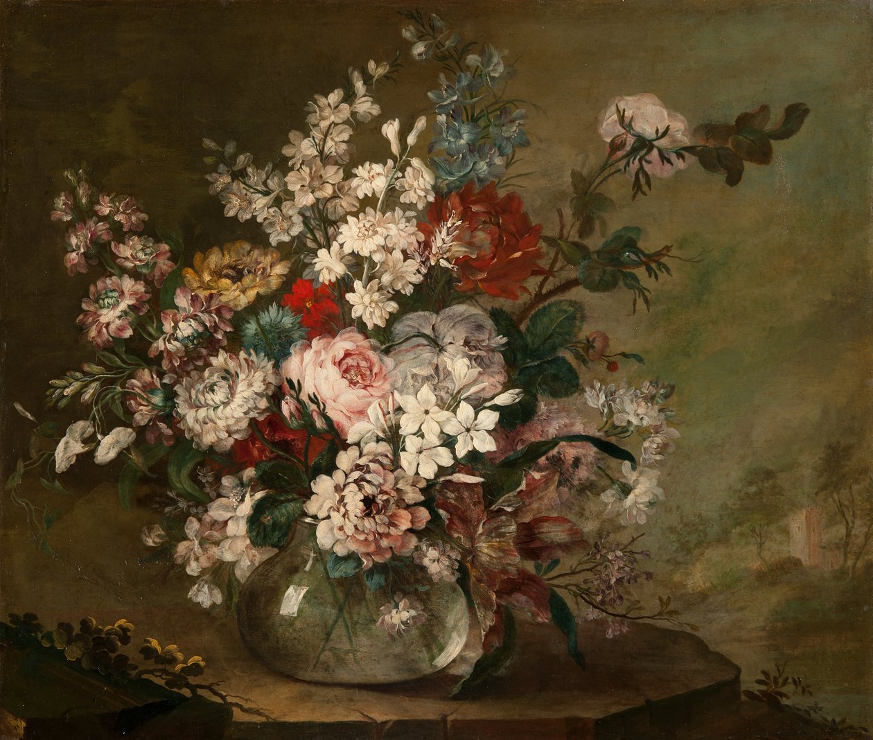 Zátiší s květinami ve váze, c.1780-1790 od Juan Bautista Romero