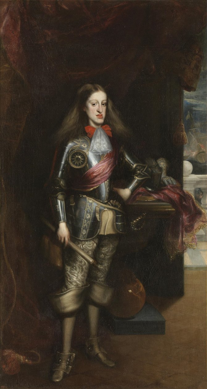 Karel II. ve zbroji od Juan Carreño de Miranda