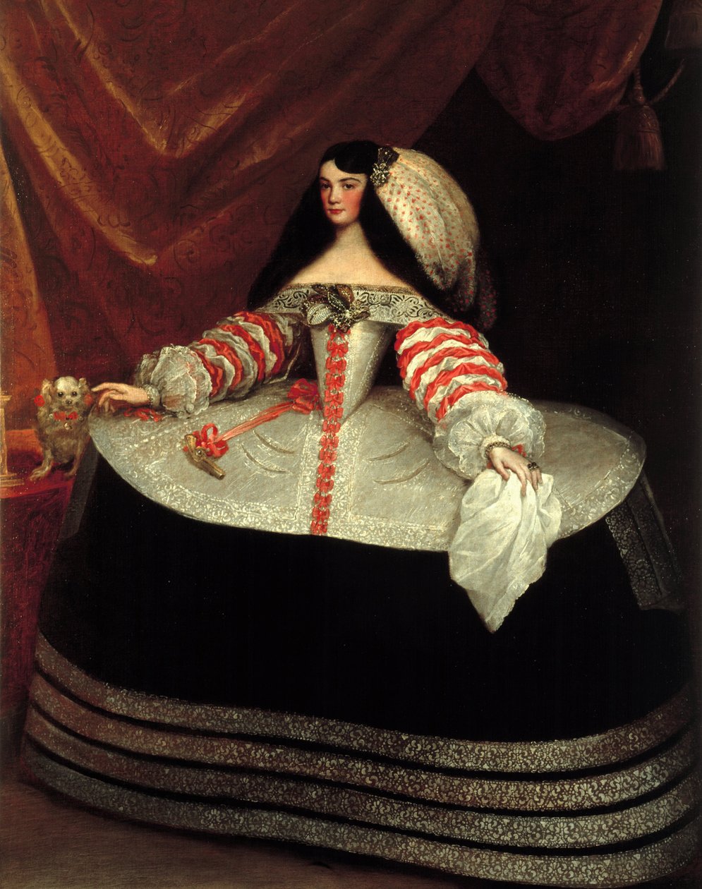 Inés de Zúñiga, hraběnka z Monterrey od Juan Carreño de Miranda