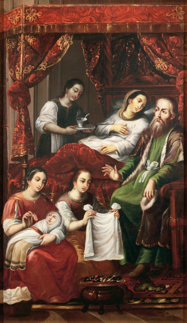 Narození Marie od Juana Correy (cca 1646-1716) od Juan Correa