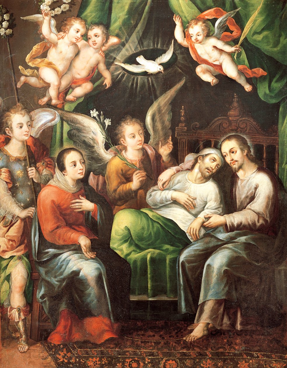 Smrt svatého Josefa, Juan Correa (1646-1716) od Juan Correa