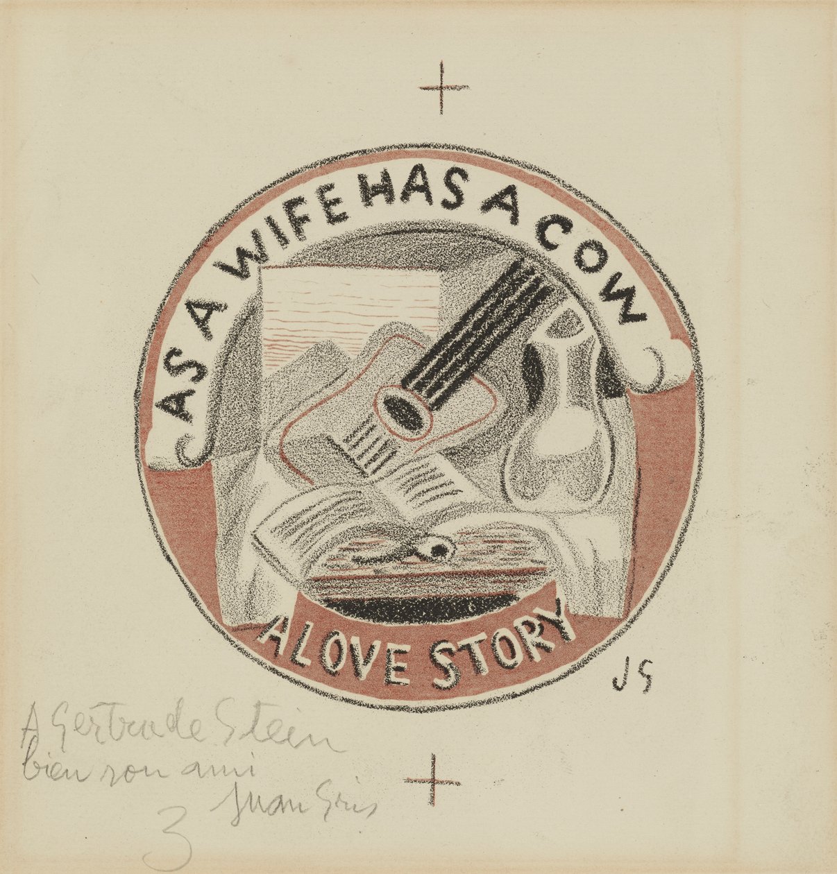 Jak manželka má krávu; Milostný příběh od Juan Gris