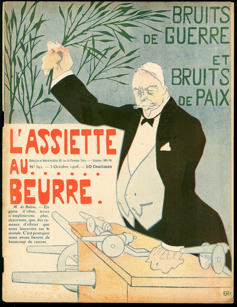 Obálka „“The Butter Tale””, číslo 392, Satirical in Colors od Juan Gris