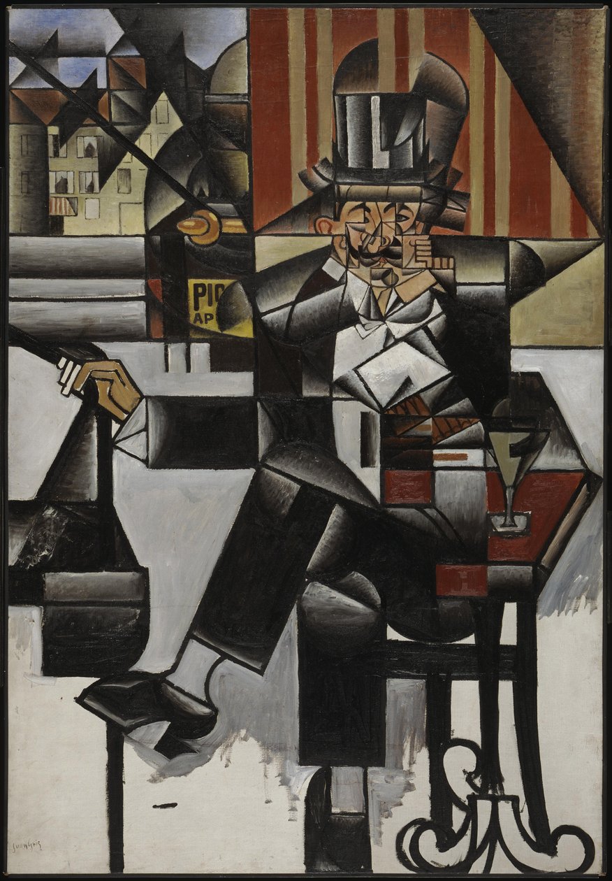 Muž v kavárně, 1912. od Juan Gris