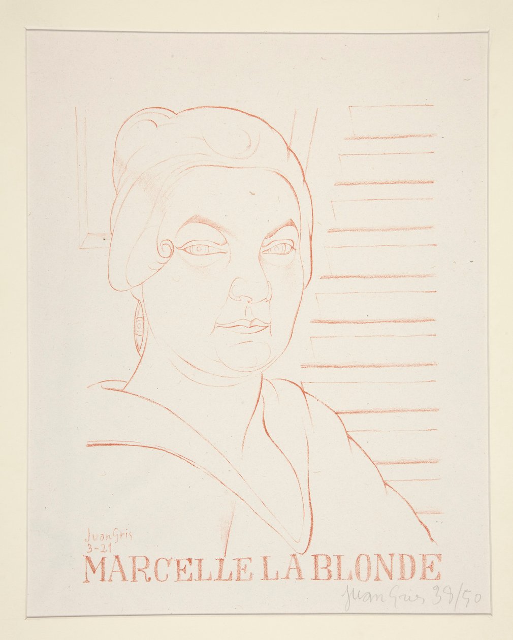 Marcelle La Blonde od Juan Gris