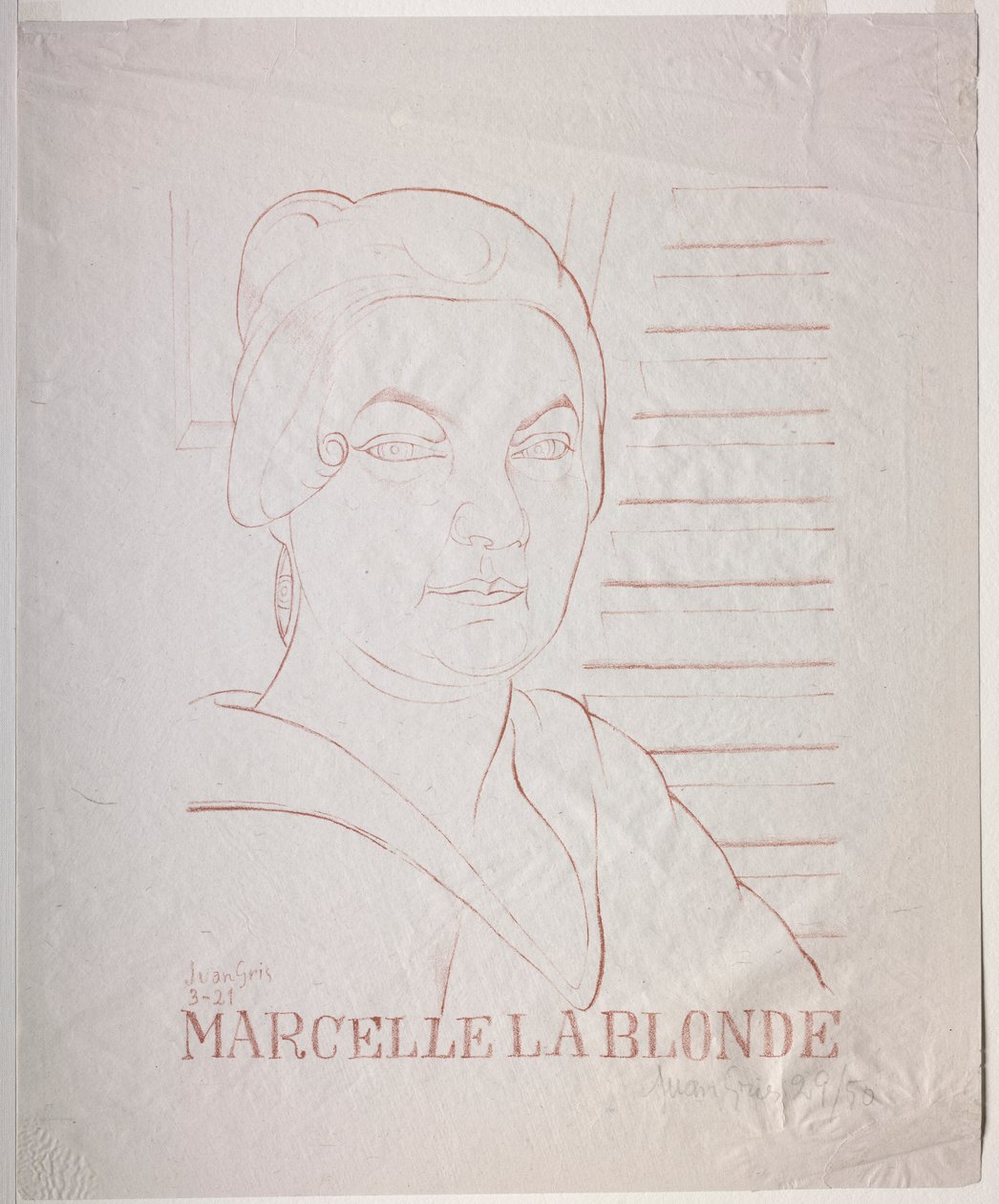 Marcelle blondýna od Juan Gris