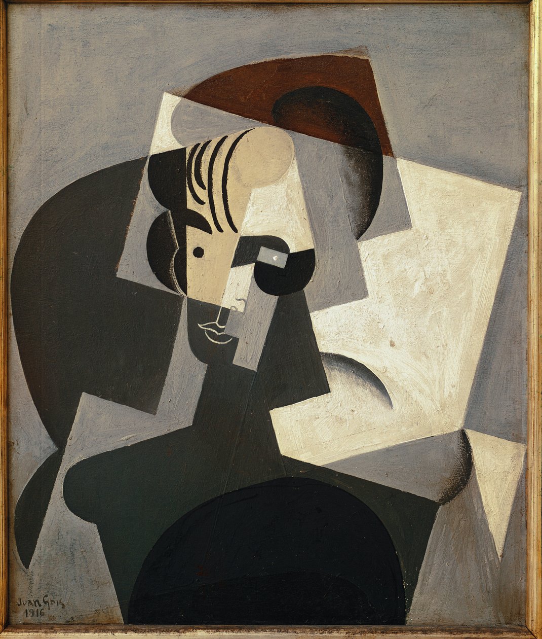 Portrét Josette Gris - Olej na plátně od Juan Gris