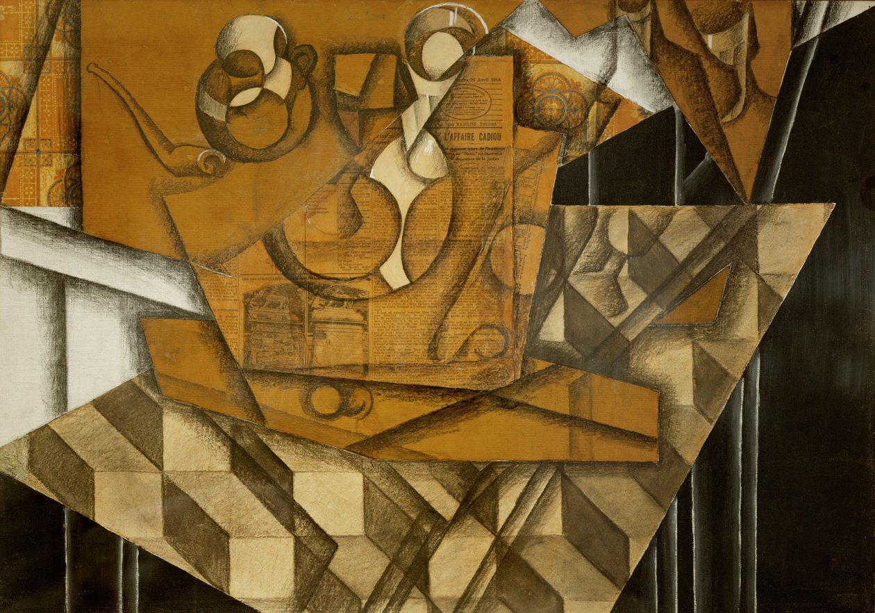 Teetassen (olej na plátně) od Juan Gris