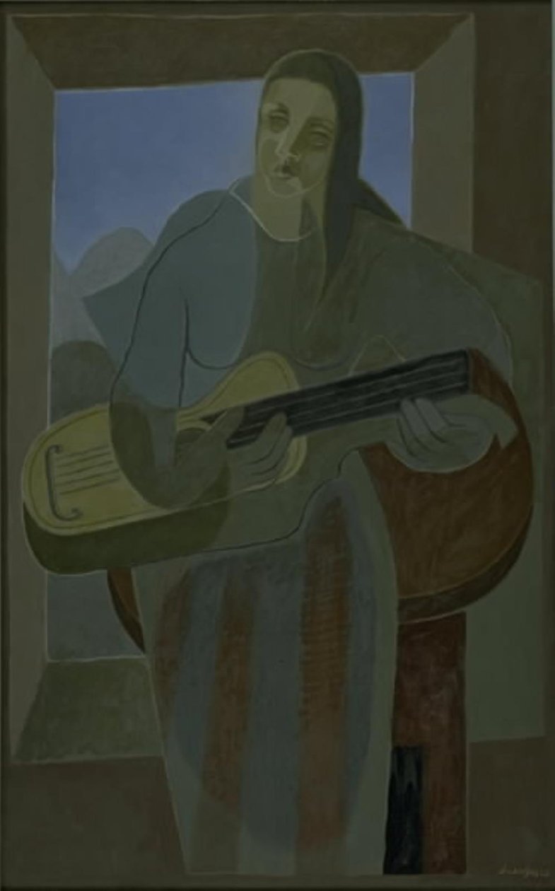 Hráč na kytaru od Juan Gris