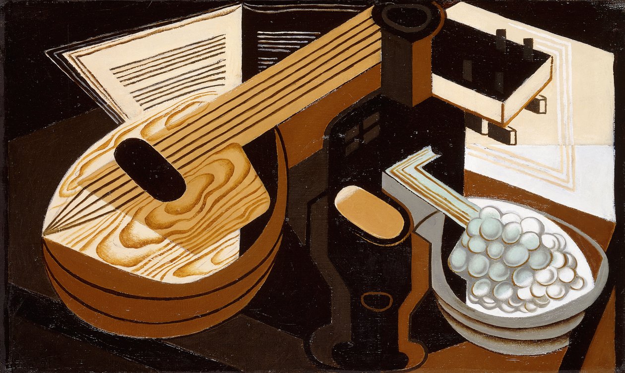Mandolína; La Mandolína, 1921 od Juan Gris