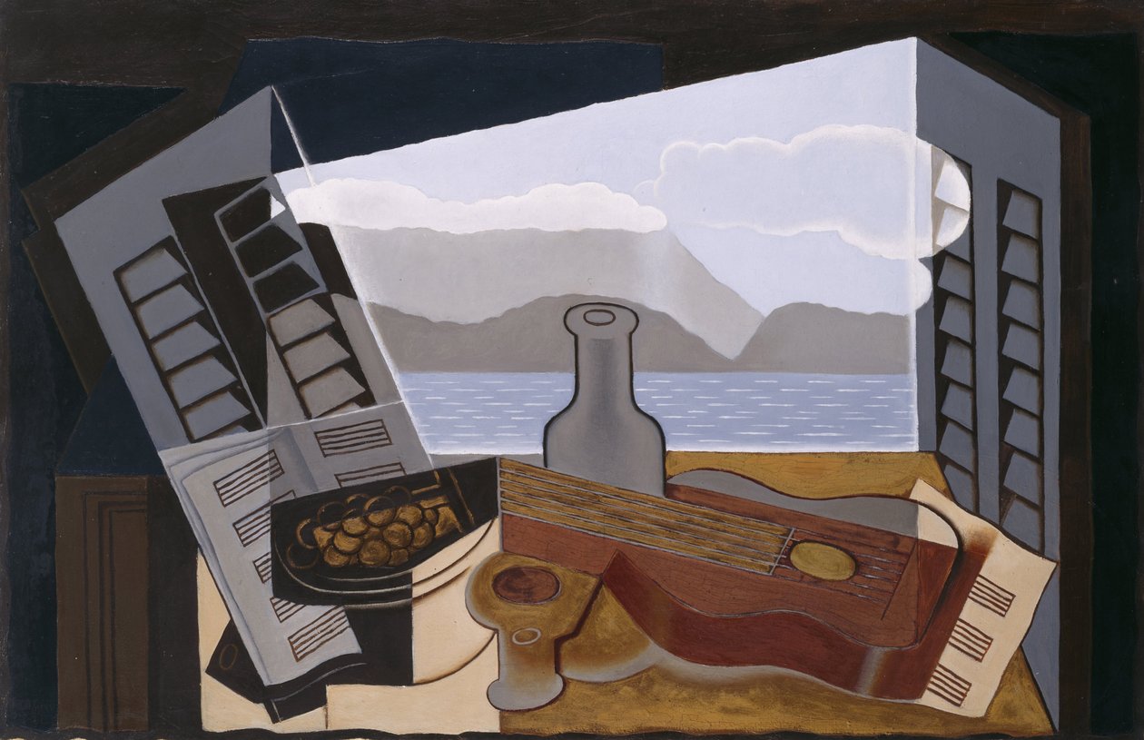 Otevřené okno, 1921 od Juan Gris