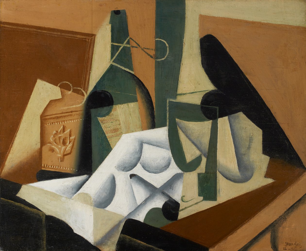 Bílý ubrus, 1912-16 od Juan Gris