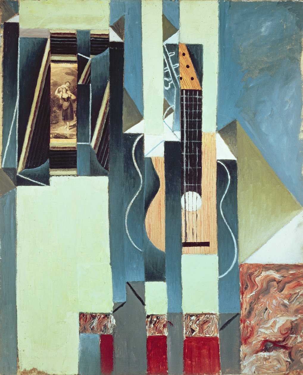 Bez názvu (olej na plátně) od Juan Gris