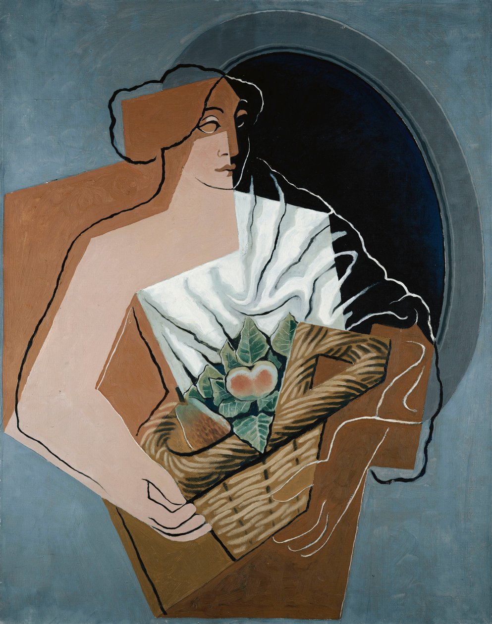 Žena s košíkem; Žena s košíkem, 1927 od Juan Gris