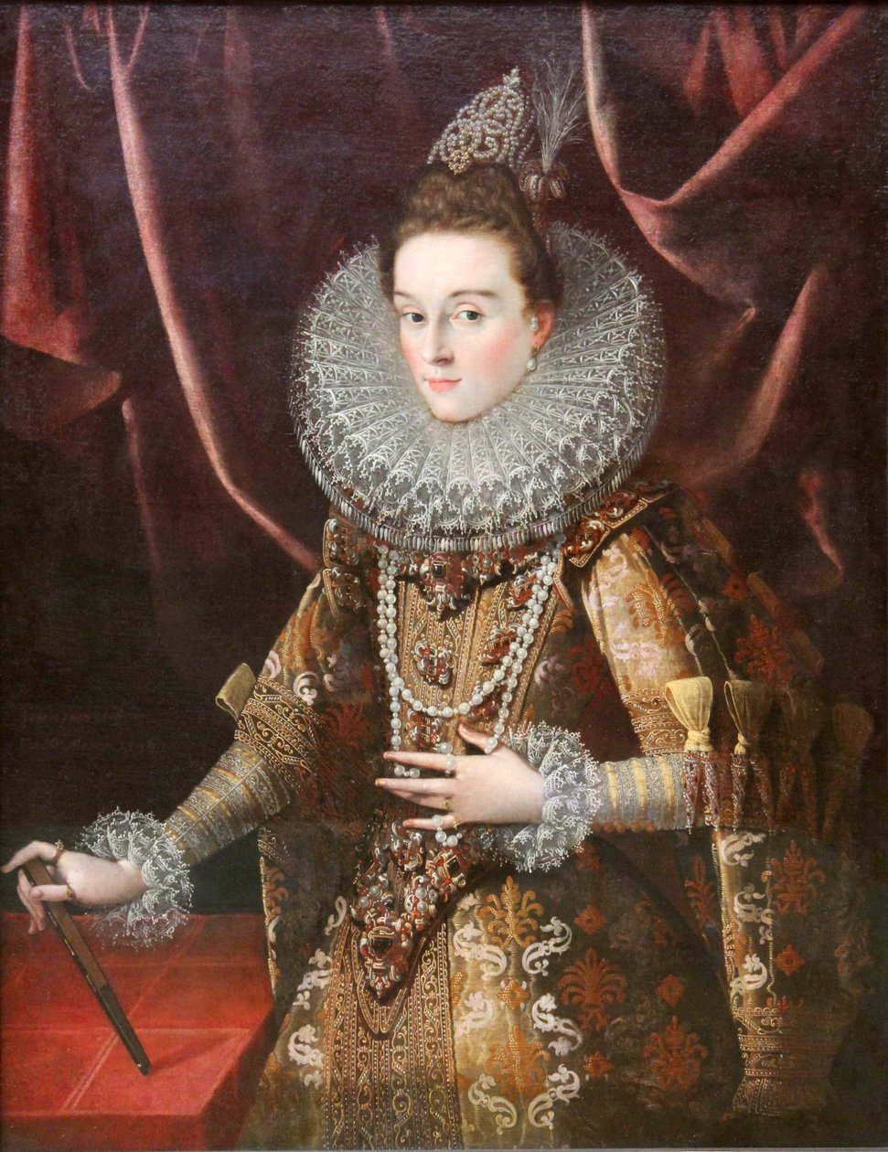 Infanta Isabella Clara Eugenia Španělska od Juan Pantoja de la Cruz
